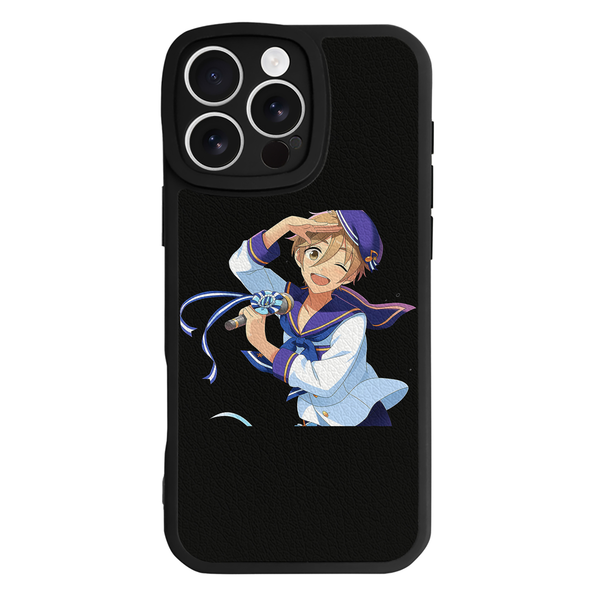 （画像用） あんさんぶるスターズ! Ensemble Stars 【iPhone 16シリーズ対応】シリコンスマホケース（レザー調） 材質：シリコン